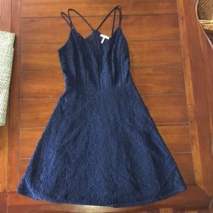 Navy Lace Dress